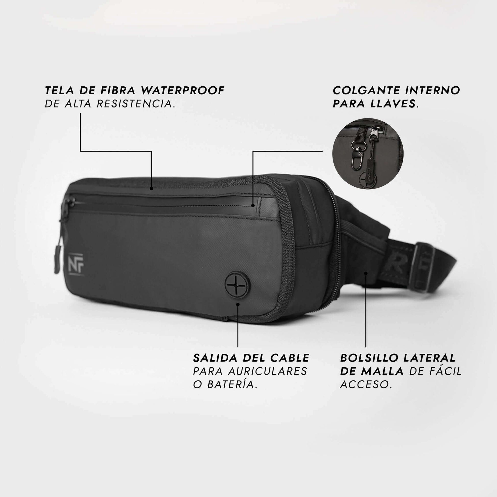 Banano con compartimientos waterproof