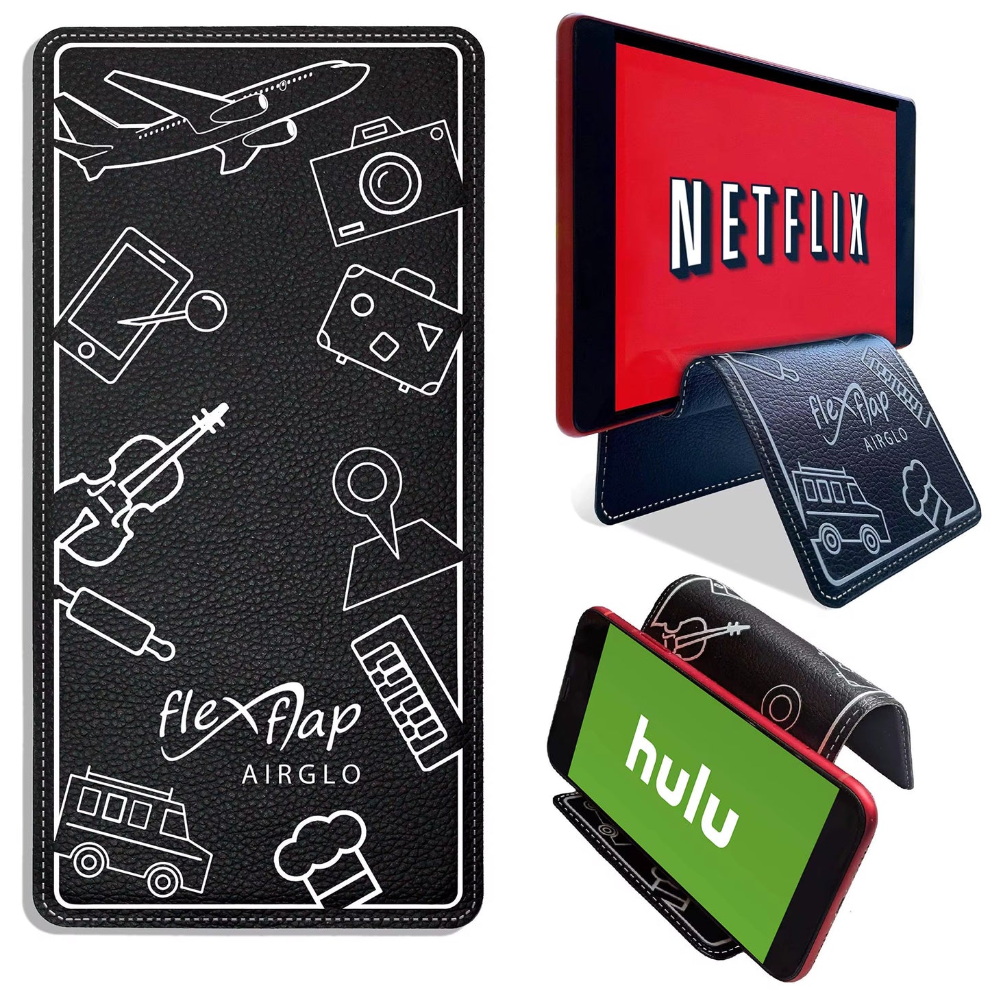 Soporte flexible para celular / tablet viaje escritorio