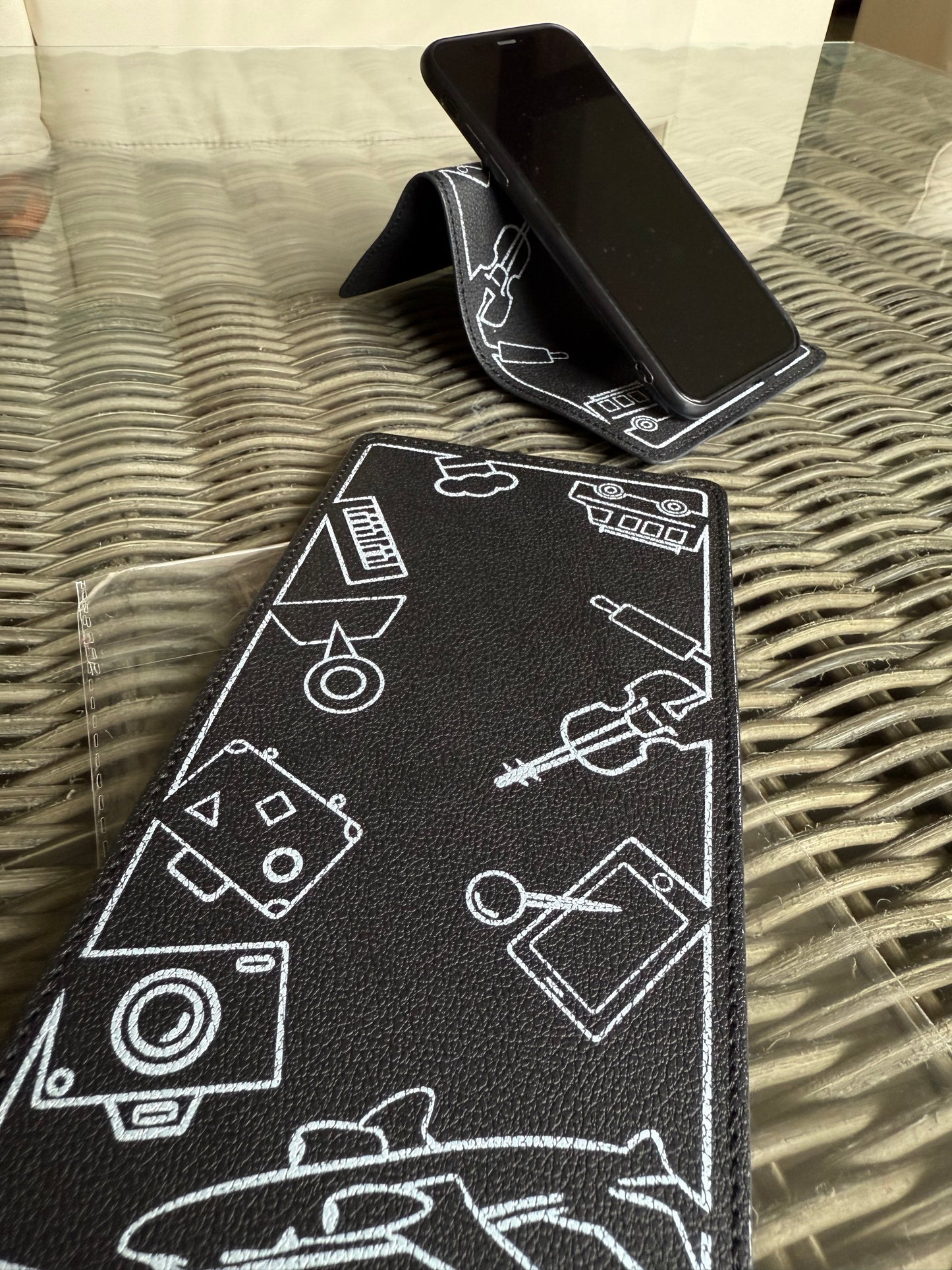 Soporte flexible para celular / tablet viaje escritorio