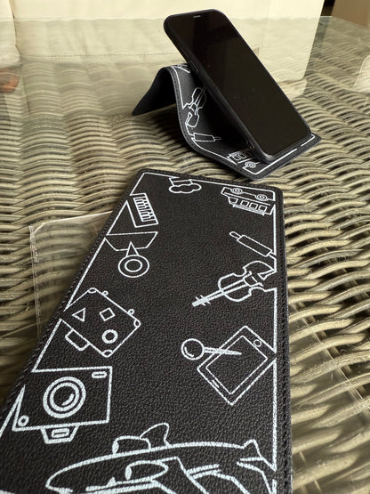 Soporte flexible para celular / tablet viaje escritorio